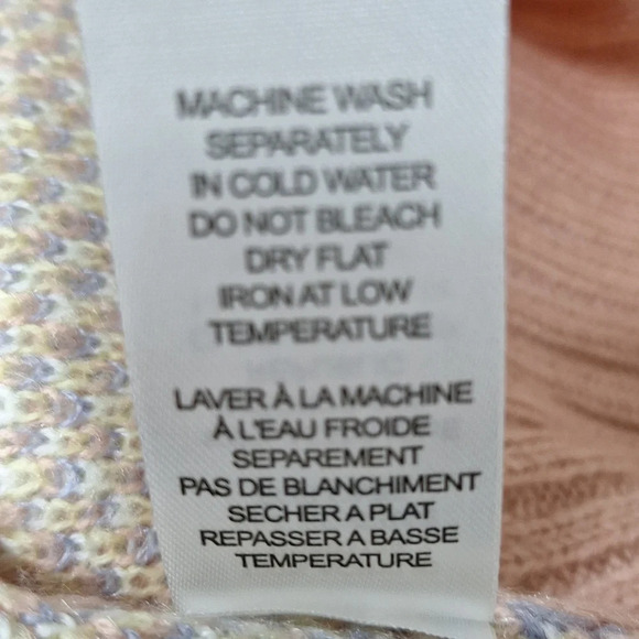 Workshop "NEW" Peachy Pink Crewneck Long Sleeve Thick Sweater Size XS - Picture 13 of 13